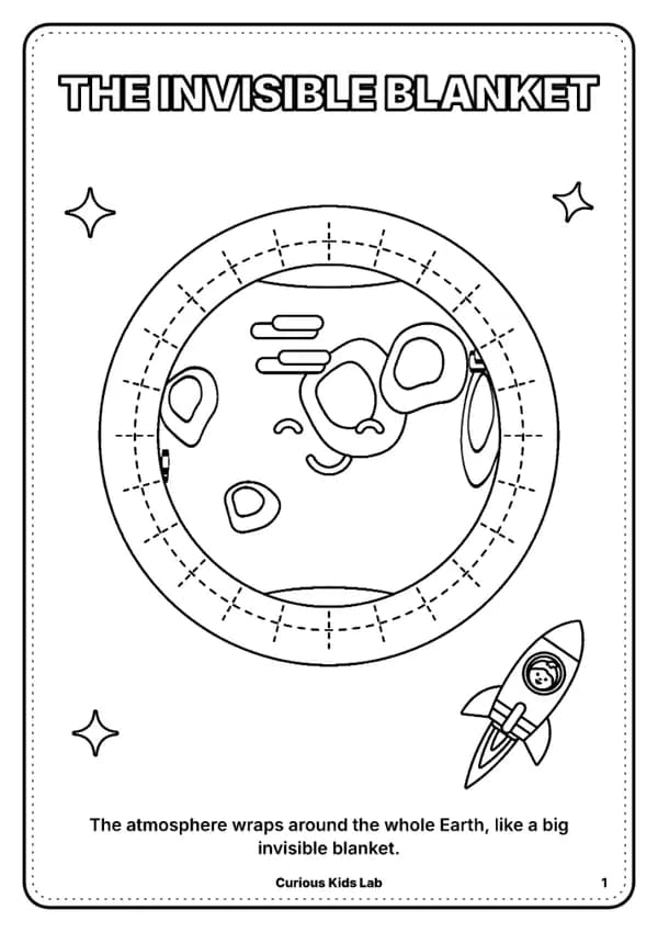 Page 2 du livre de coloriage « Livre de coloriage : les étages du ciel »